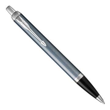 Parker IM Metal 2017 K321 Light Blue Grey CT шариковая ручка 1931669